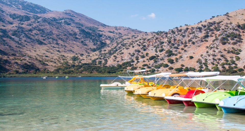 Lake Kournas: Pedal Boat Rental With Transfer - Experience Highlights