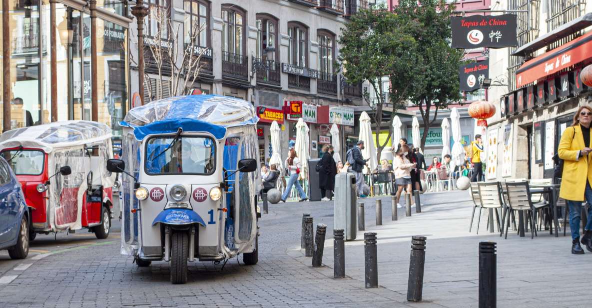 Madrid: Electric Tuk Tuk City Tour With Barrio De Las Letras - Tour Highlights