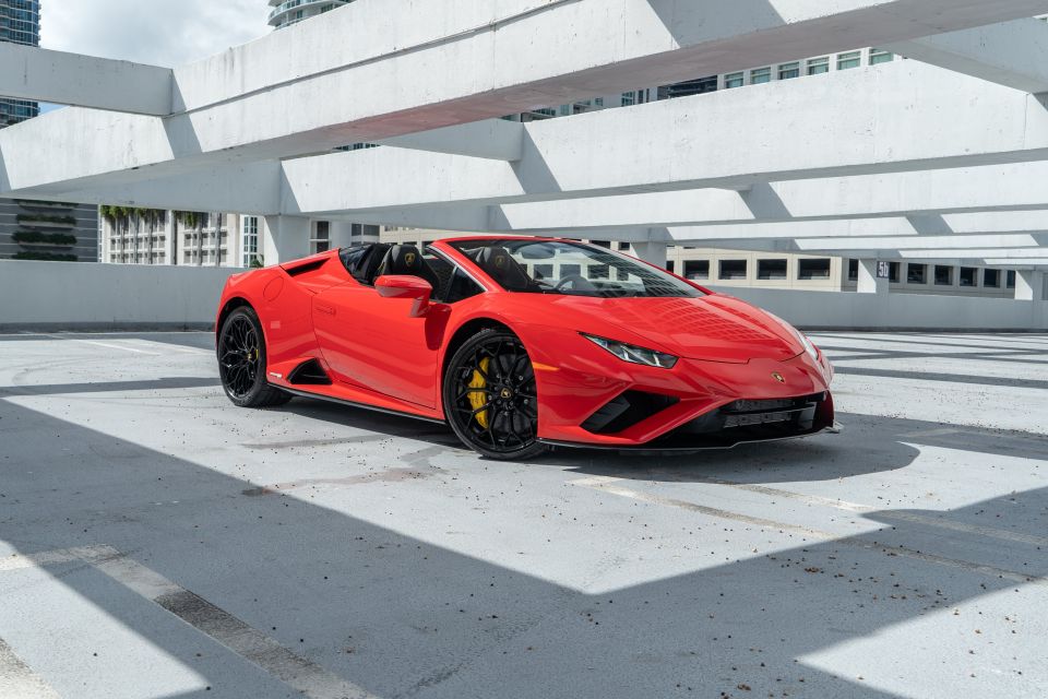 Miami: Lamborghini Huracan EVO Spyder Supercar Tour - Highlights of the Tour