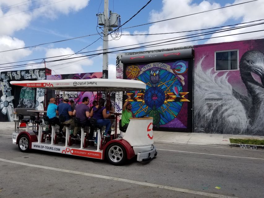 Miami: Wynwood Party Bike Bar Crawl - Pricing and Inclusions