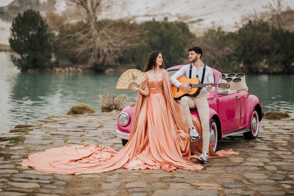 Pamukkale Travertine Photoshoot With Flying Dress - Photoshoot Details