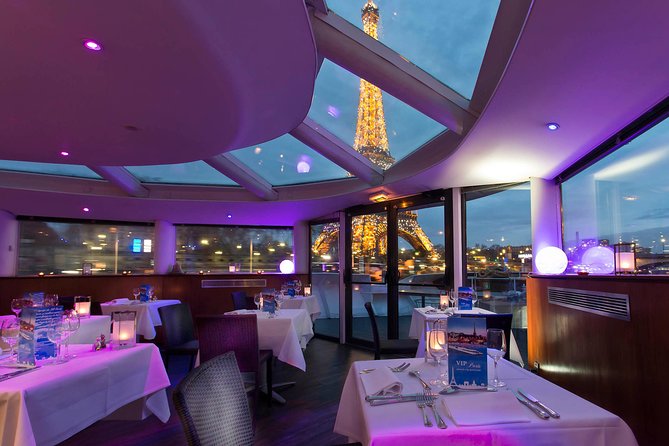 Paris Seine River Dinner Cruise With Rooftop and Live Singer - Exclusions From the Package