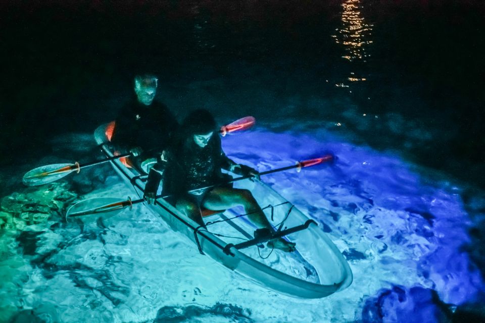 Pula: Night-Time Sea Kayaking Tour in Transparent Kayak - Nocturnal Marine Life Observation