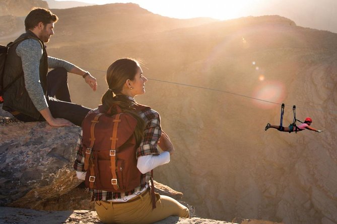 Ras Al Khaimas Jebel Jais Zipline (Worlds Longest) Tour - With Transfers - Included Amenities