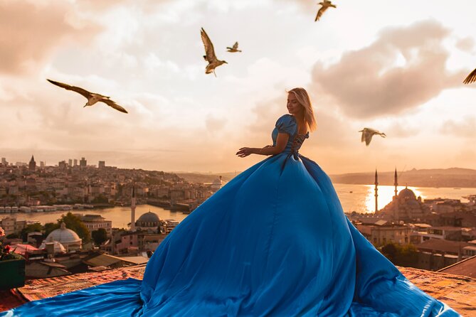 Rooftop Flying Dress Photo Shoot in Istanbul - Meeting and Pickup