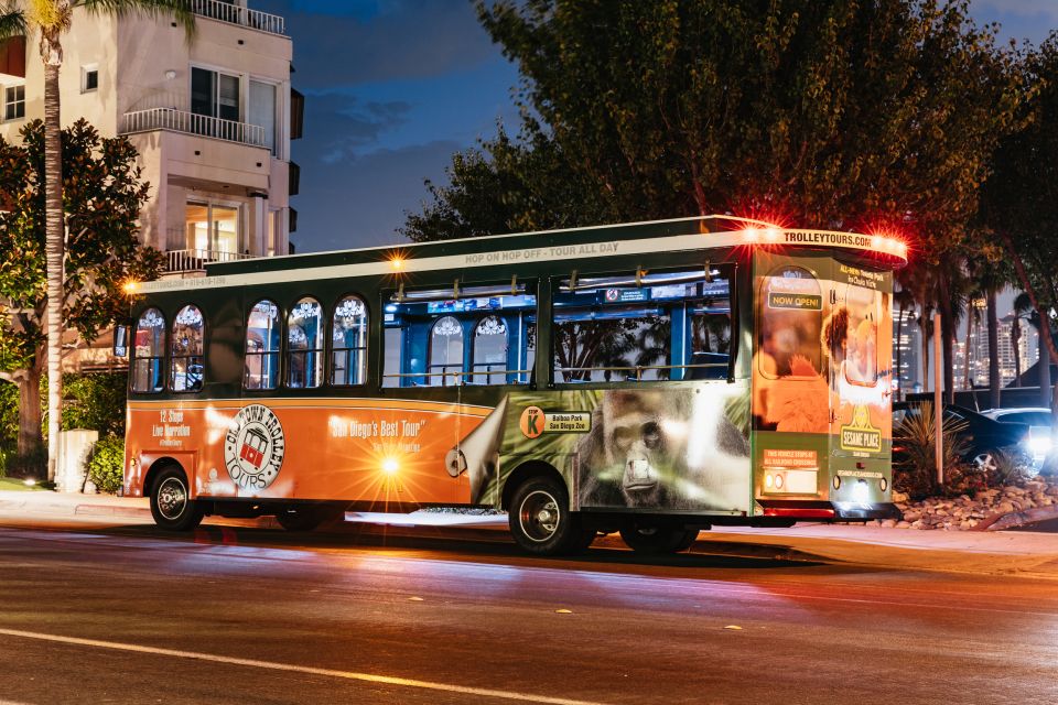 San Diego: City Lights Night Trolley Tour - Experience Highlights