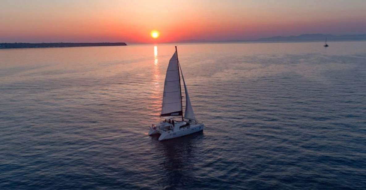 Santorini: Luxury Sunset Cruise With Dinner & Open Bar - Experience Highlights