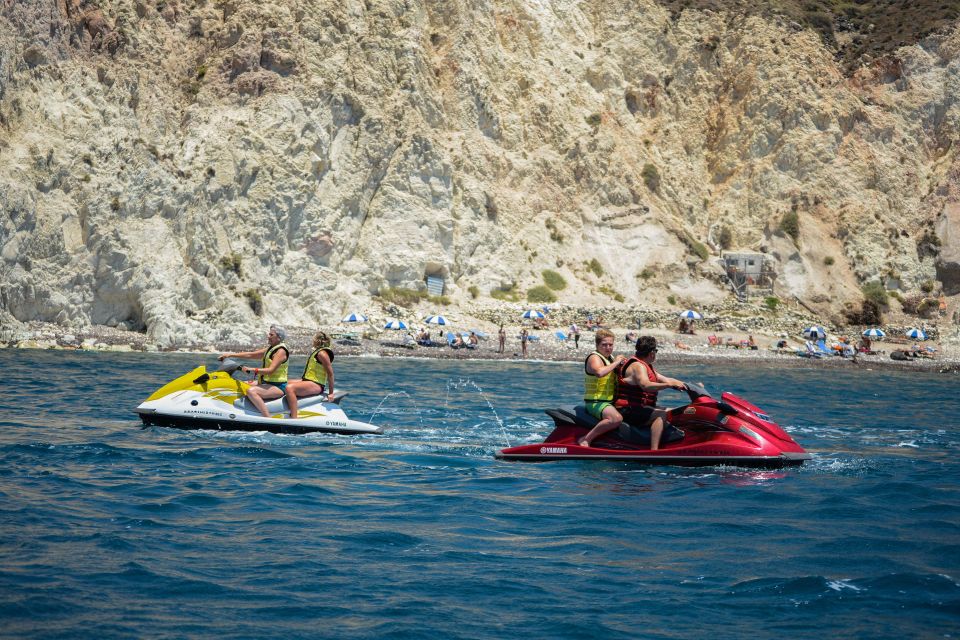 Santorini:Volcanic Beaches Cruise With Jet Ski - Itinerary and Highlights