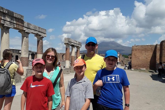 Skip-the-line Private Tour of Pompeii for Kids and Families - Meeting and Pickup