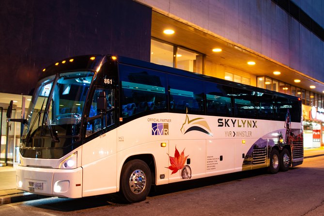 Squamish To-Or-From Whistler by Bus (Single Trip) - Excess Luggage Charges