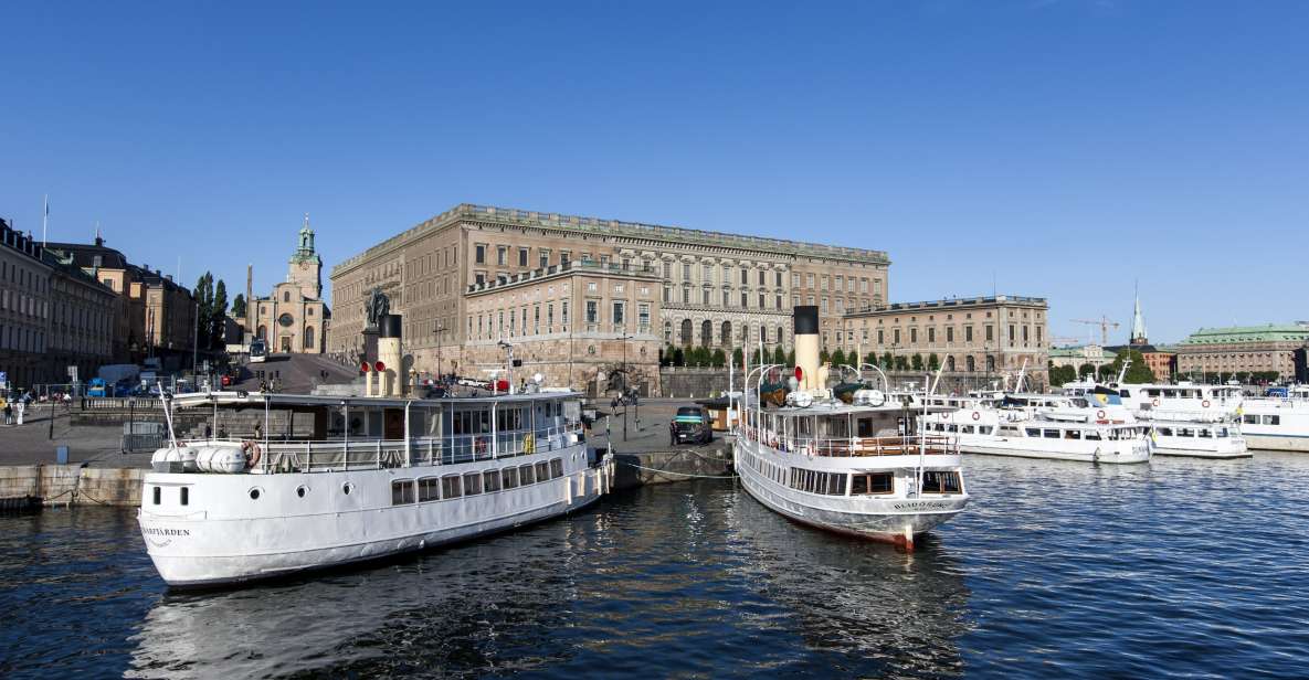 Stockholm: Old Town Walking Tour W/ Vasa Museum & Boat Ride - Scenic Stockholm Waterfront