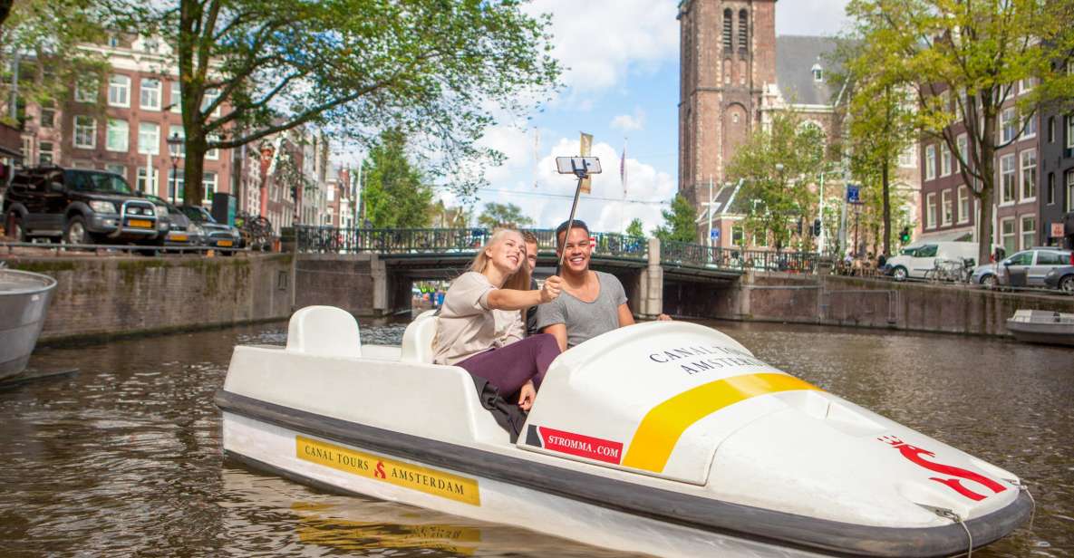 Amsterdam: 1 Hour Pedal Boat Rental - Inclusions