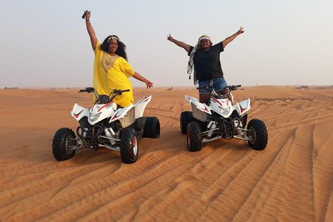 Dubai Red Dunes Safari, Quad Bike, Live Shows With BBQ Dinner - Quad Biking and Dune Bashing