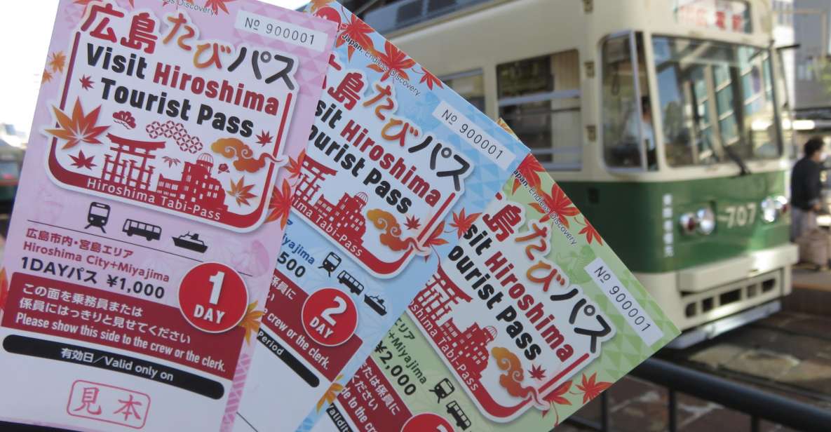 Hiroshima:Visit Tourist Pass(1, 2, 3day and 3day Middlearea) - Discounts and Coupons