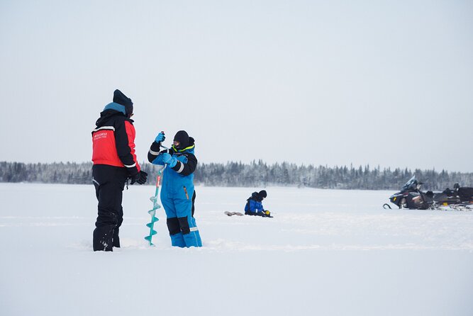 Ice Fishing and Snowmobile Safari Combo in Lapland - Pricing and Booking Information