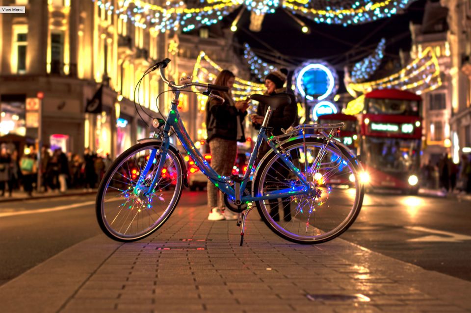 London Christmas Lights Bike Tour - Traversing London by Bike