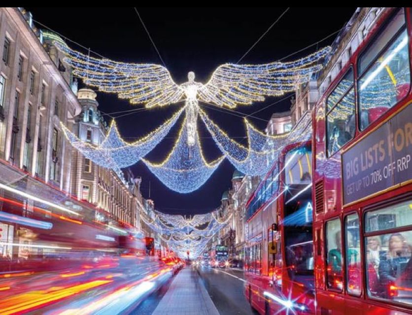 London: Christmas Lights by Night Open-Top Bus Tour - Guided Commentary by English-Speaking Guide