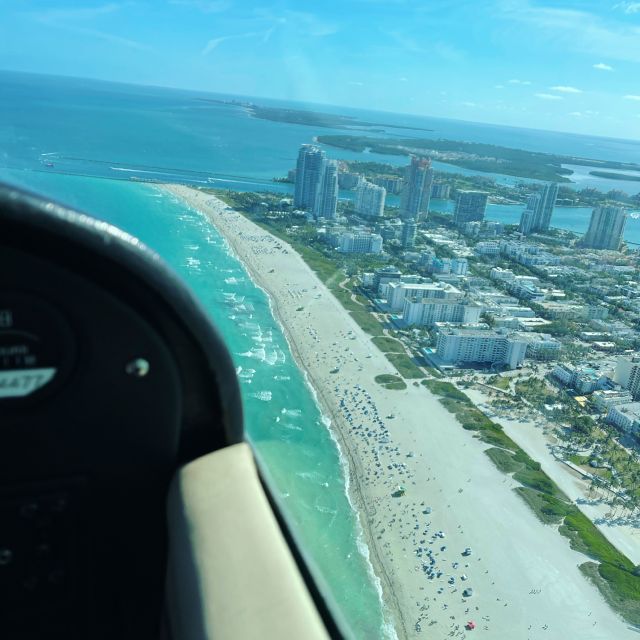 Miami: Romantic 1-Hour Private Flight Tour With Champagne - Inclusions and Meeting Information