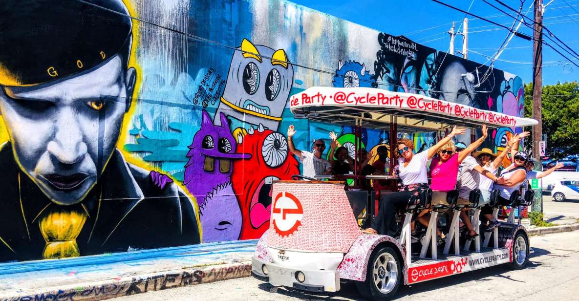 Miami: Wynwood Party Bike Bar Crawl - Booking Process