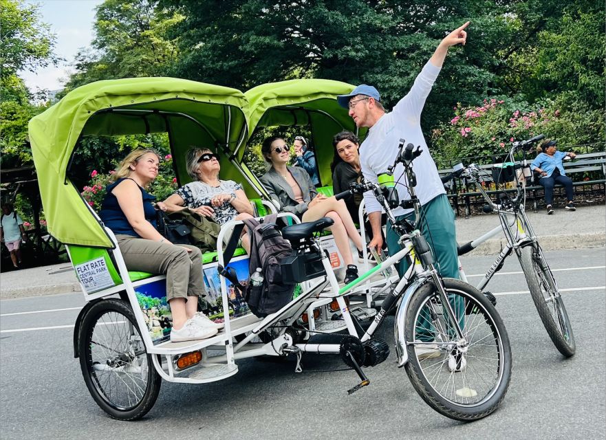 New York City: Central Park Guided Pedicab Tour - Tour Experience