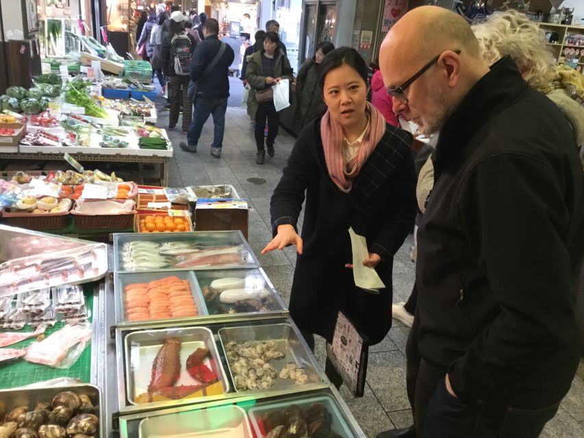 Nishiki Market Food Tour With Cooking Class - Sake Tastings