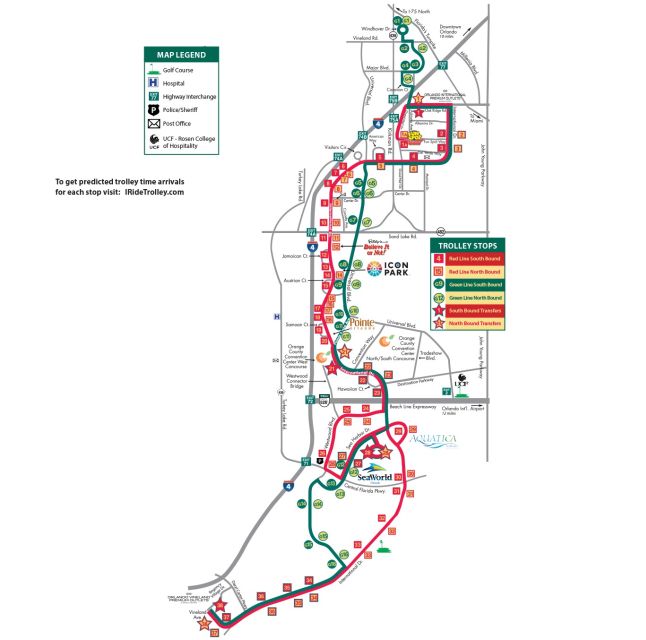 Orlando: I-Ride Trolley Hop-on Hop-off Pass - Trolley Features