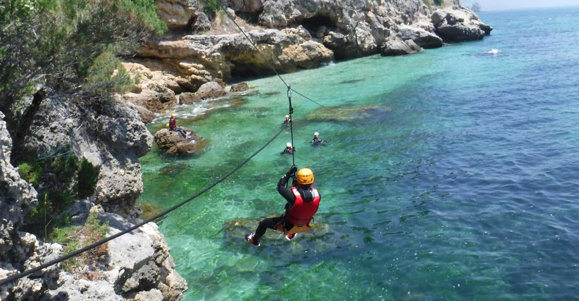 Portinho Da Arrábida: Coasteering Boat Tour - Activity Highlights