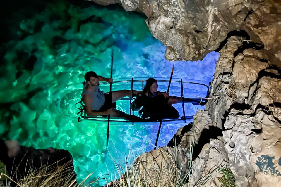 Pula: Night-Time Sea Kayaking Tour in Transparent Kayak - Tour Duration and Pricing