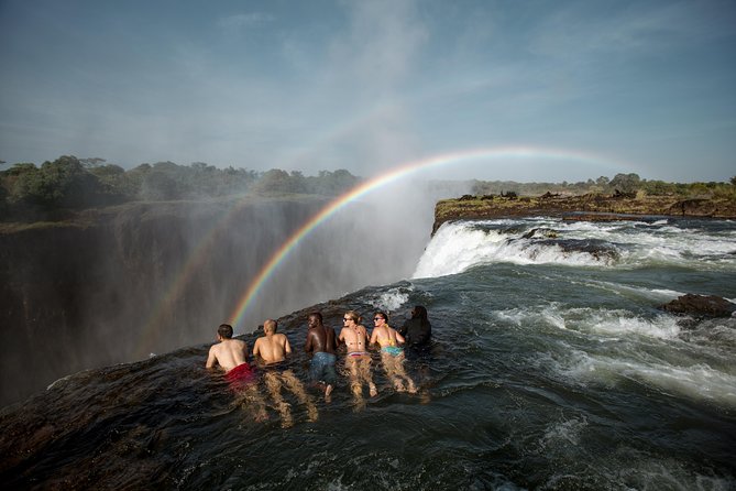 Small-Group Devils Pool and Livingstone Island Tour - Swimming in Devils Pool