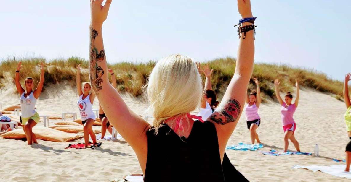 Surfing and Yoga in Lisbon - Beach Yoga Session