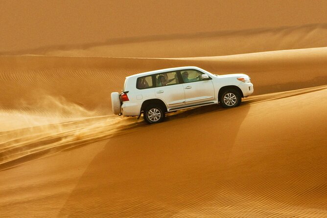 VIP Red Dunes Desert Safari ,BBQ Dinner, Belly Dance & Fire Show - Meeting and Pickup Details