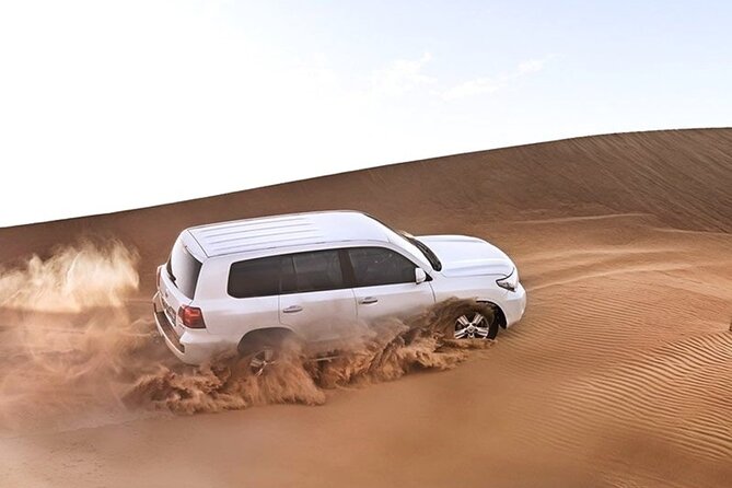 4 Hrs Safari Dune Bashing, Camel Ride,Inland Sea, Pickup Service. - Key Points