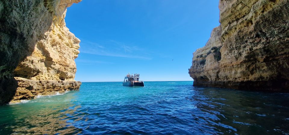 Albufeira: Coastline and Benagil Caves Tour by Catamaran - Departure and Meeting Point