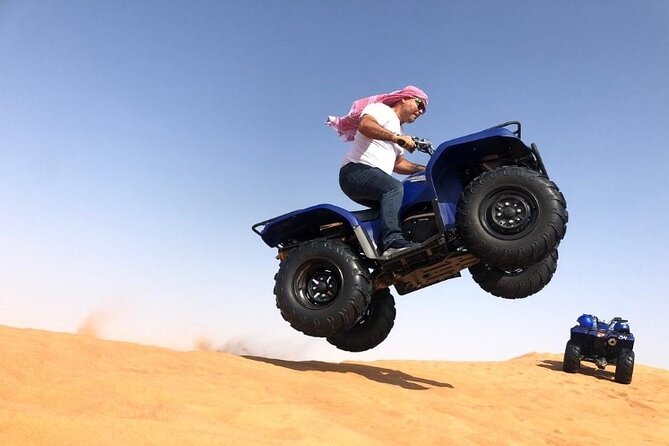 Dubai Red Dunes Evening Desert Safari With ATV Quad Biking - Refreshments Provided