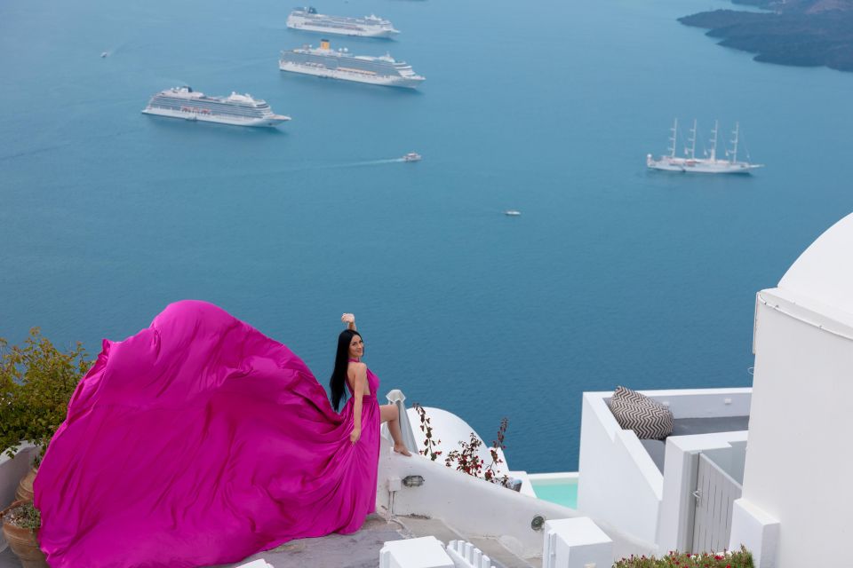 Flying Dress Santorini Photoshoot - Important Considerations