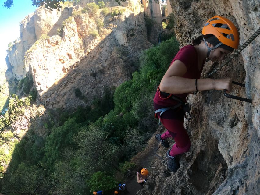 From Ronda: via Ferrata Tajo De Ronda Guided Climbing - Instructor and Group Dynamics