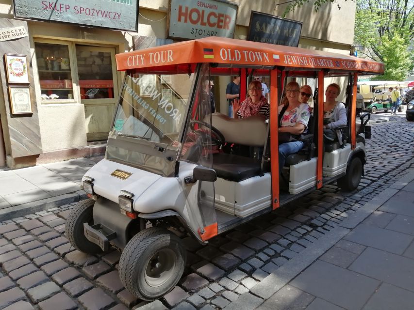 Krakow: Jewish Quarter and Schindler Factory by Golf Car - Important Information