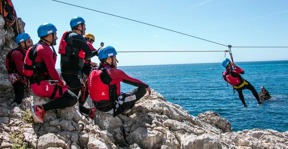 Lisbon: Sesimbra/Arrábida Natural Park Coasteering Adventure - Highlights