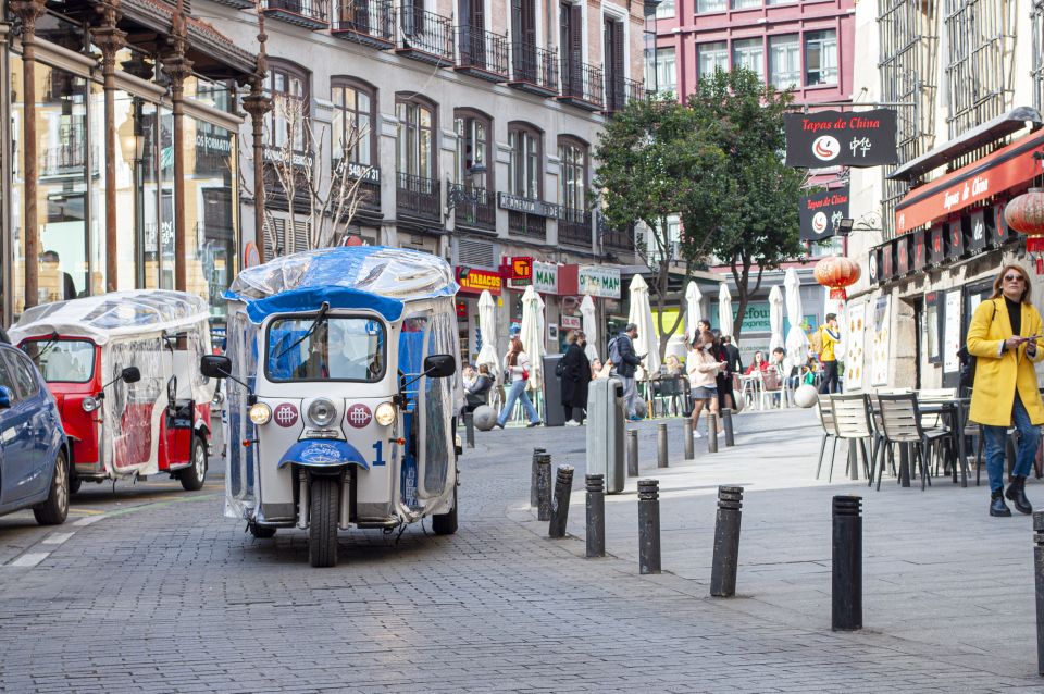 Madrid: Electric Tuk Tuk City Tour With Barrio De Las Letras - Experience and Comfort