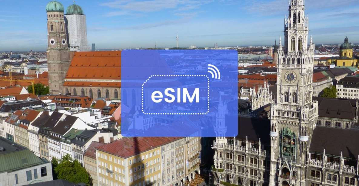 Munich: Germany/ Europe Esim Roaming Mobile Data Plan - European Countries Covered