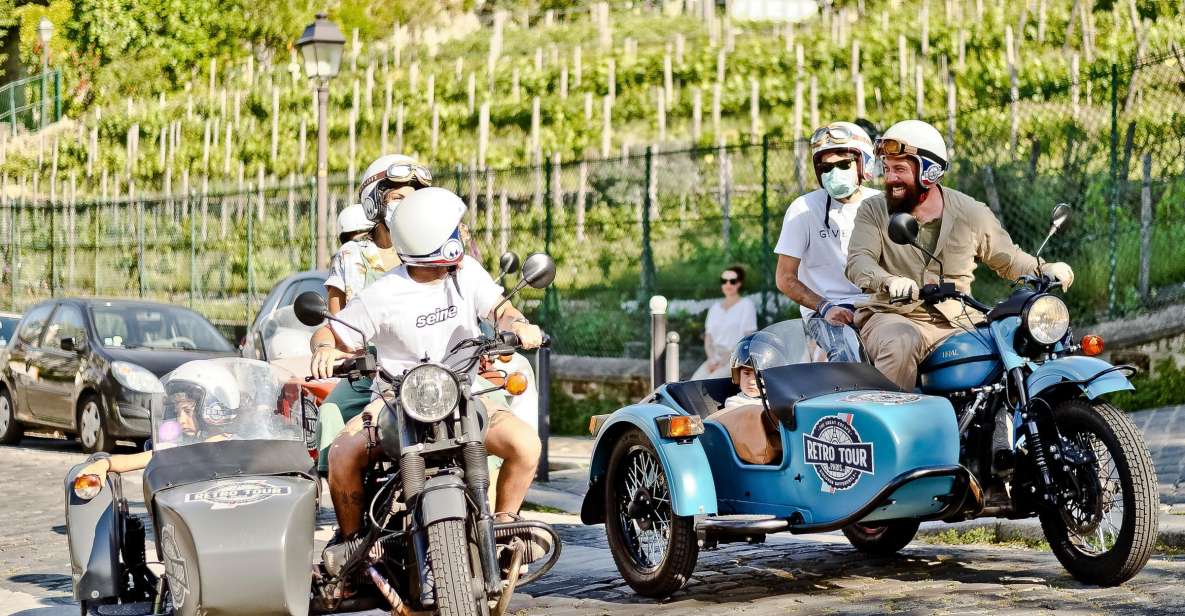 Paris: City Highlights Tour by Vintage Sidecar - Retro Classic Tour