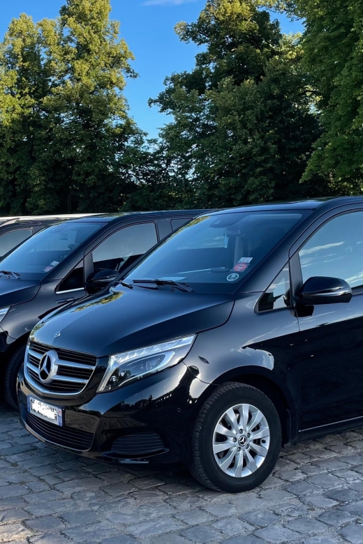 Paris: Luxury Mercedes Transfer to Geneva or Lausanne - Mercedes Class V - EQV Electric Van