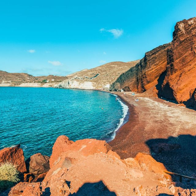 Platinum Sunset Trip of Santorini via Hot Spring&White Beach - Red Beach