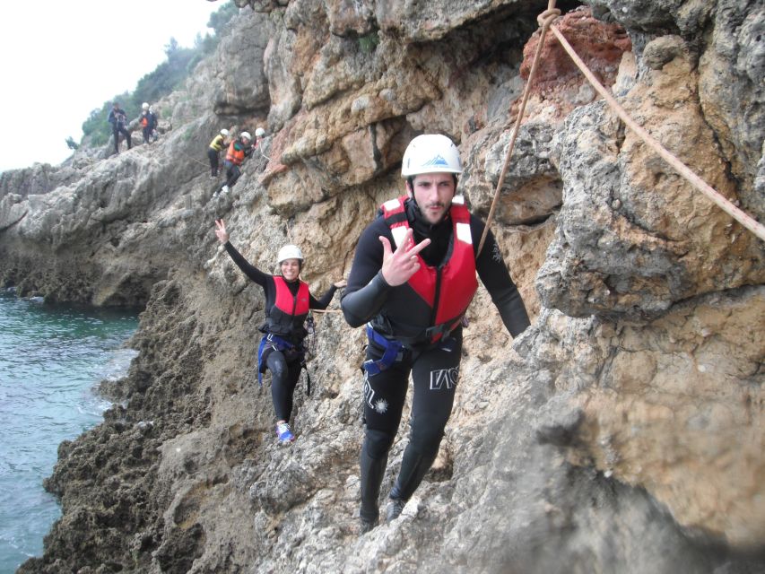 Portinho Da Arrábida: Coasteering Boat Tour - Safety and Equipment