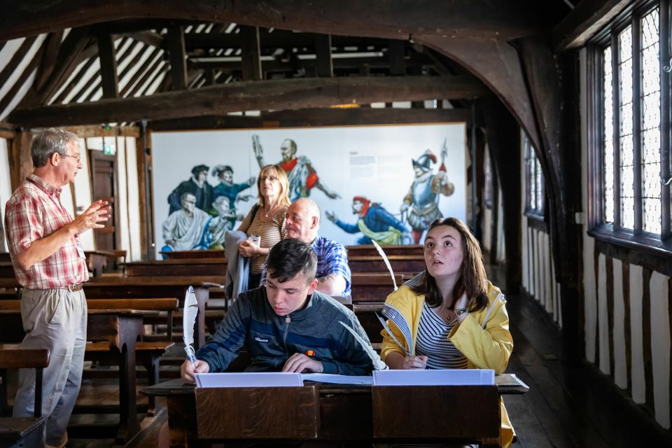 Shakespeares Schoolroom and Guildhall Entrance Tickets - Experience Tudor-Style Clothing and Games