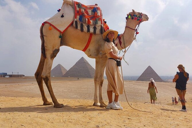 VIP Private Tour Giza Pyramids Egyptian Museum Lunch Camel Ride - Reviews and Badge