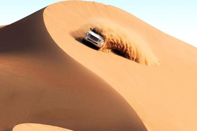 Dubai Desert Safari-Bbq Dinner, Belly Dance, Fire Show - Dune Bashing and Camel Rides