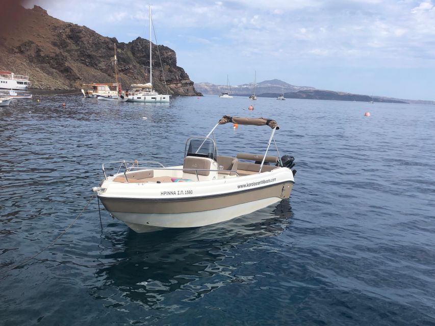 Karolos Rental Boats Santorini - Facilities and Amenities