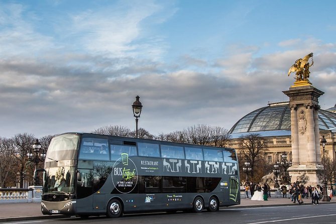 Paris Lunch Bus Toque With Glass of Champagne on Champs-Elysees - Traveler Reviews