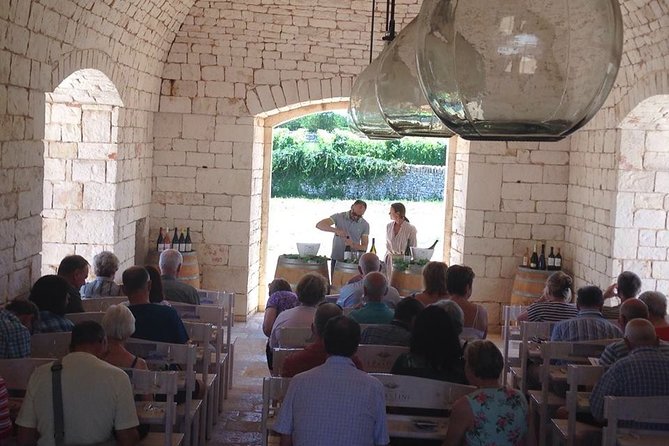 Private Wine Tour From Ostuni With Lunch Including Alberobello and Locorotondo - Wine Tasting at 16th-Century Estate